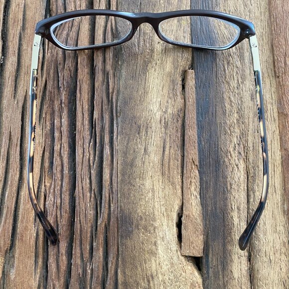 Prada Eyeglasses Brown Tortoise Gold VPR 04P 54-17-135 DHO-101 - Picture 6 of 12